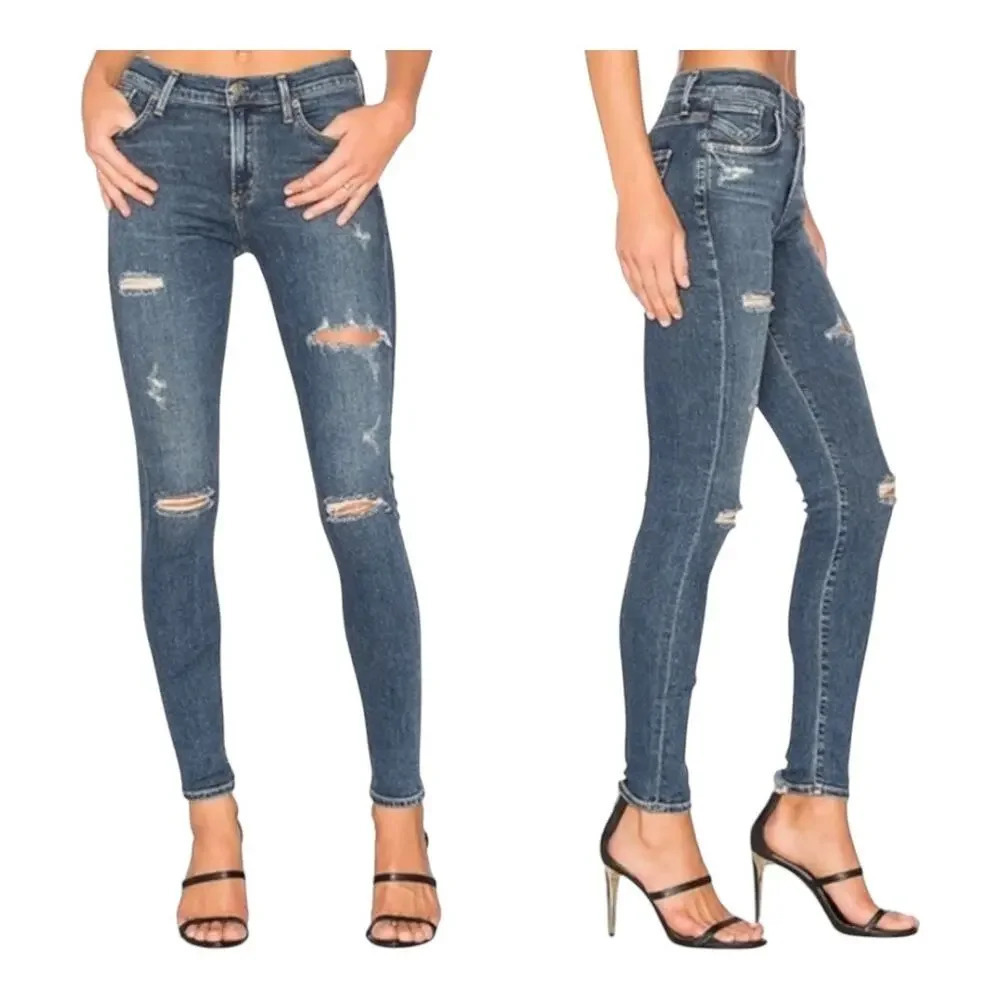 Agolde jeans - sophie high rise skinny